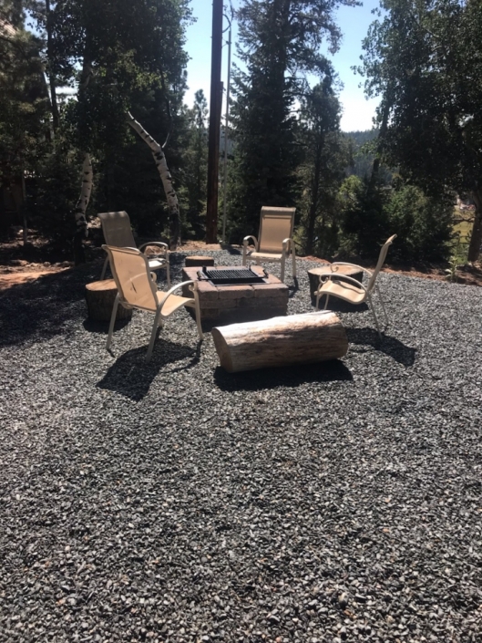 NewFirepit-MountainLookoutChalet